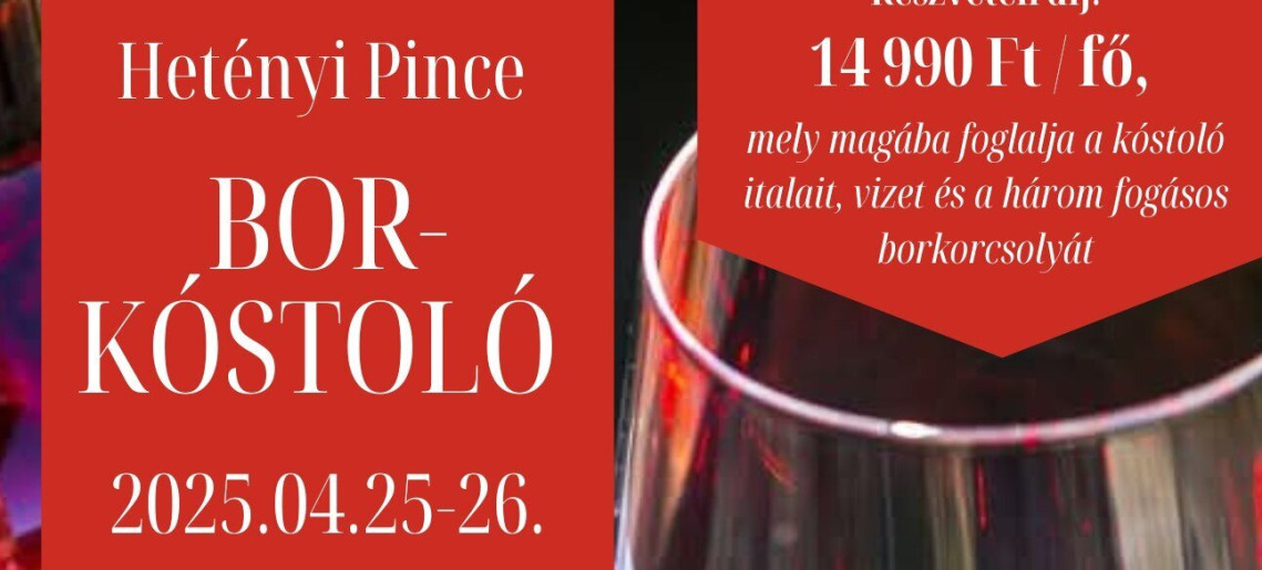 Egy Pillanat Caffé: Hetényi Pince borkóstoló