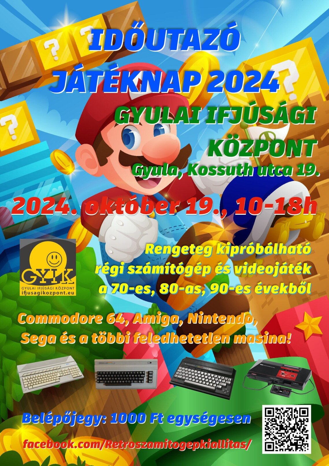 időutazó játéknap 2024.10.19 - nagy plakát